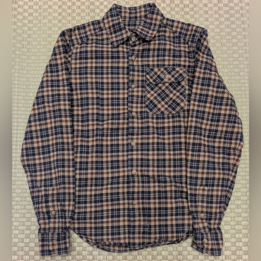 SAS Search and State Check Flannel Shirt Men's Size Small Made in USA